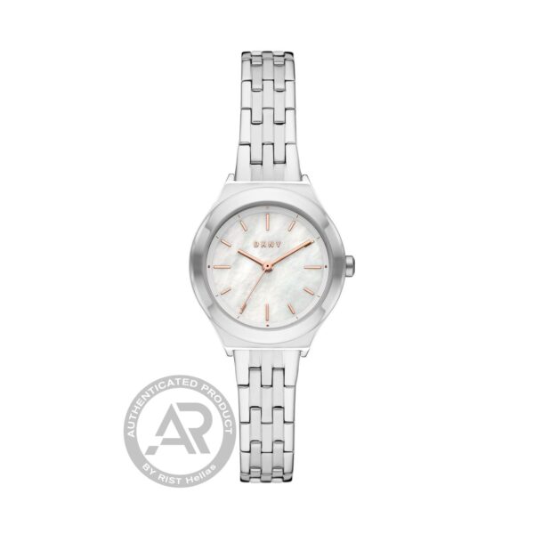 DKNY Parsons Silver-Tone  Silver Women's Watch